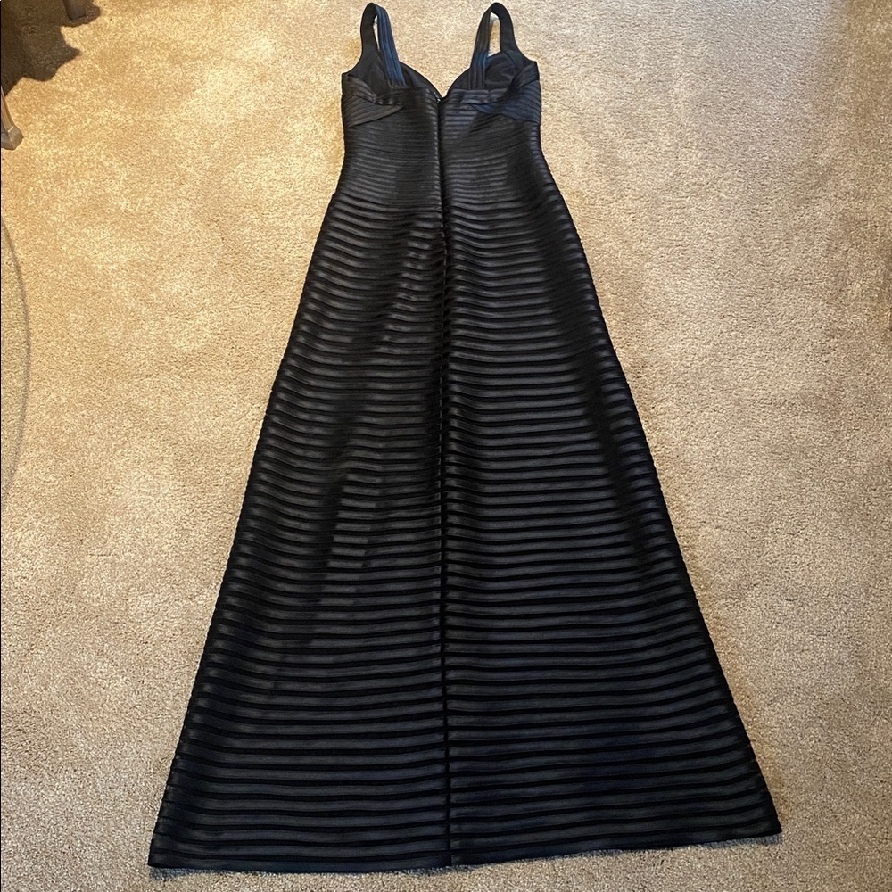 BCBGMAXAZRIA Satin/Mesh Sweetheart Neckline Evening Cocktail Gown/Prom/Wedding - Picture 12 of 15